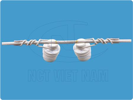 Giáp buộc đầu sứ đôi